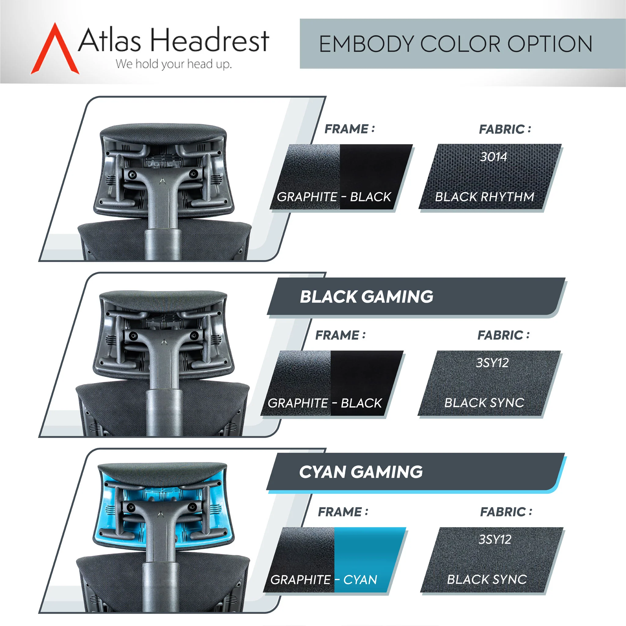 Atlas Headrest for Herman Miller Embody Chair - Premium Ergonomic Upgrade - Image 5