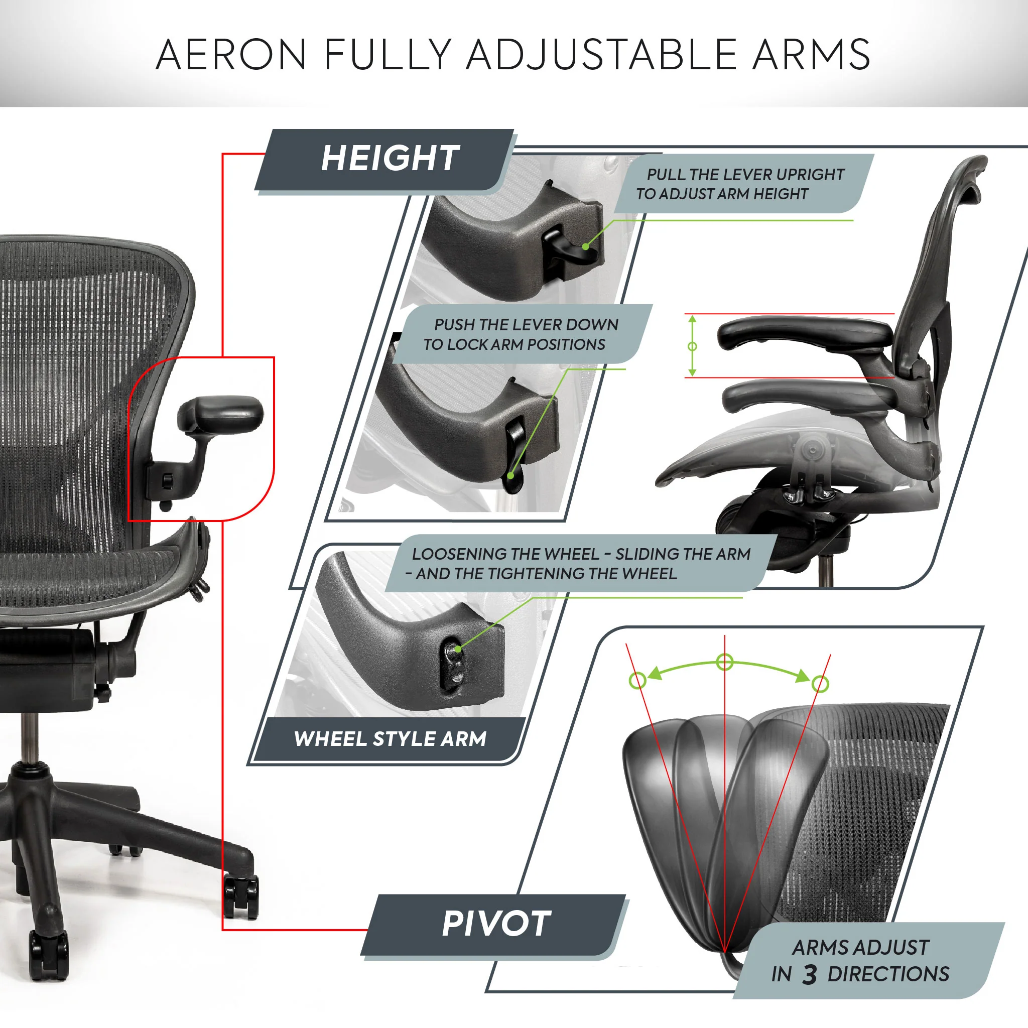 Herman Miller Aeron Classic Office Chair - Remanufactured by Crandall - Image 6