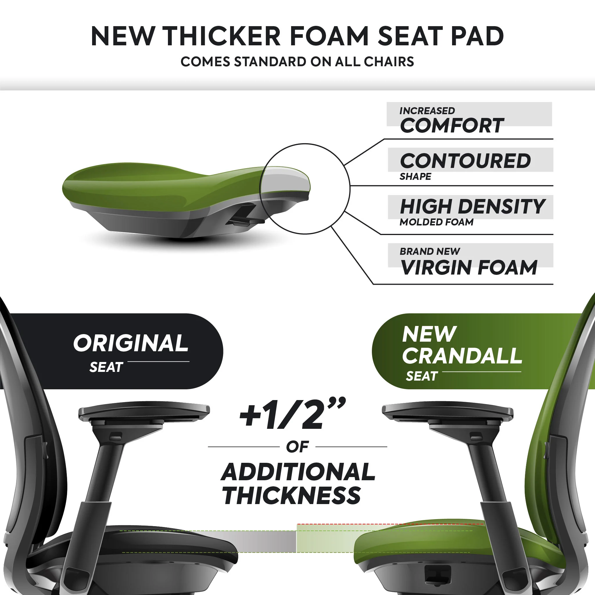 Steelcase Amia Ergonomic Office Chair - Remanufactured by Crandall - Image 3